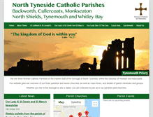 Tablet Screenshot of northtynesidecatholic.org.uk